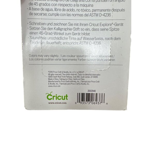 Cricut Explore Black Multi Pen Set Calligraphy Write Draw Water Based Acid Free - Picture 5 of 6